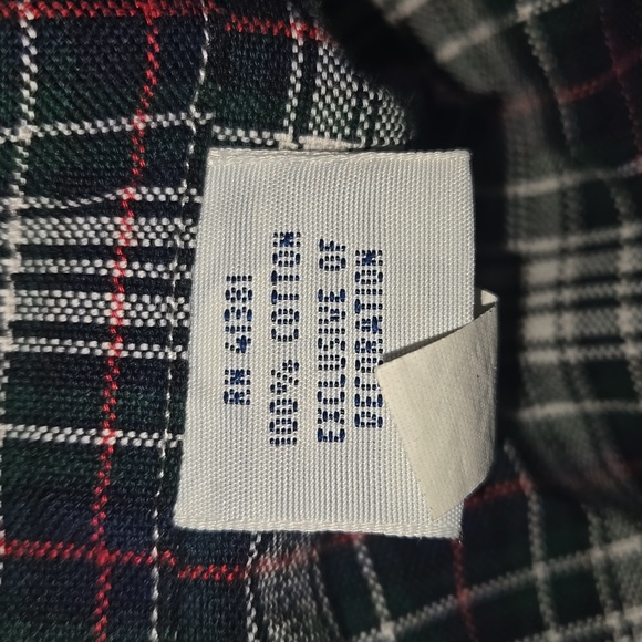 Ralph Lauren Men's Plaid Button-Down Long Sleeve Shirt Size M - Picture 8 of 9